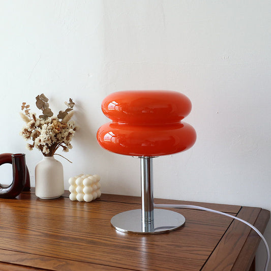 Glossy Glass Macaron Table Lamp