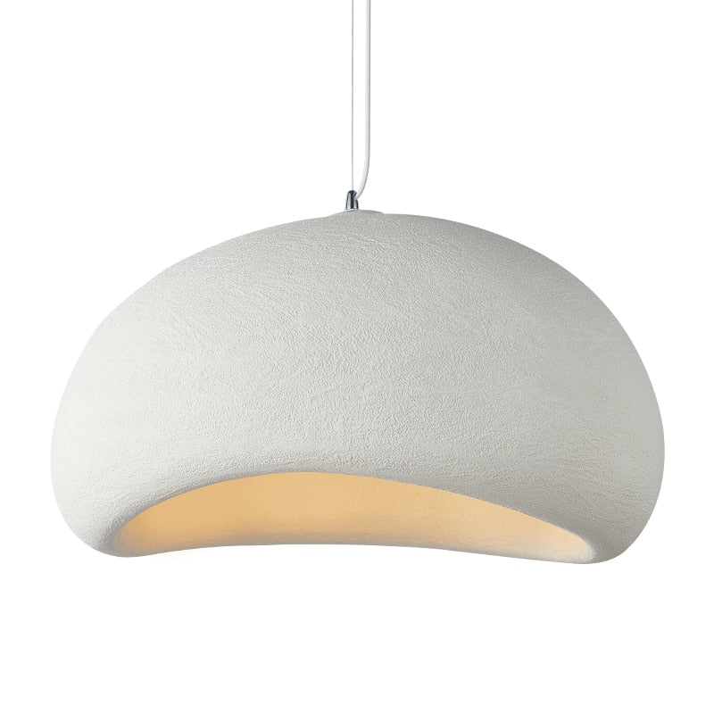 Japanese Wabi-Sabi Chandelier Stone Pendant Light