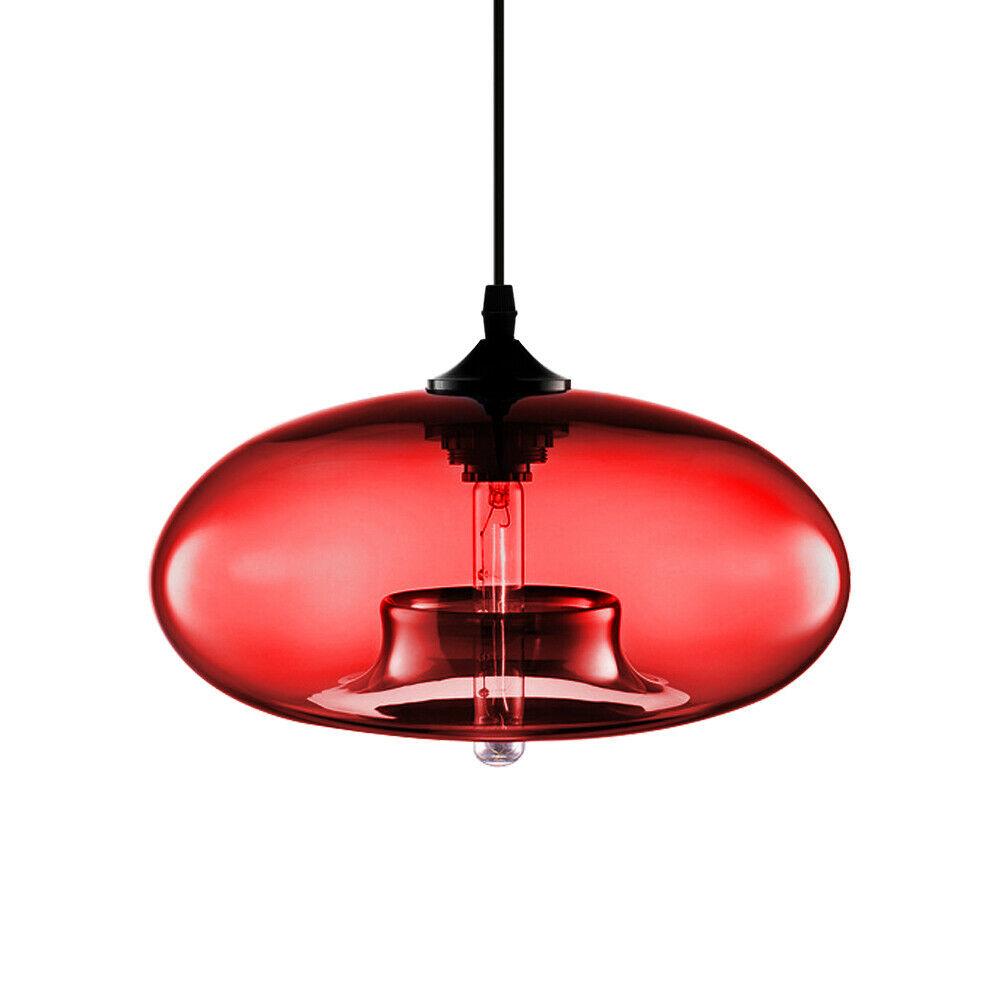 Modern Colored Ceiling Pendant Glass Light