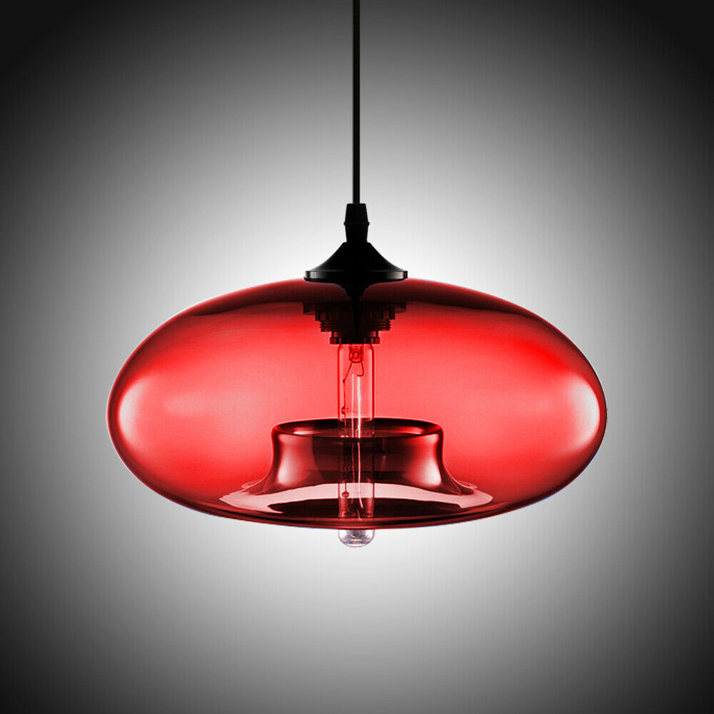 Modern Colored Ceiling Pendant Glass Light